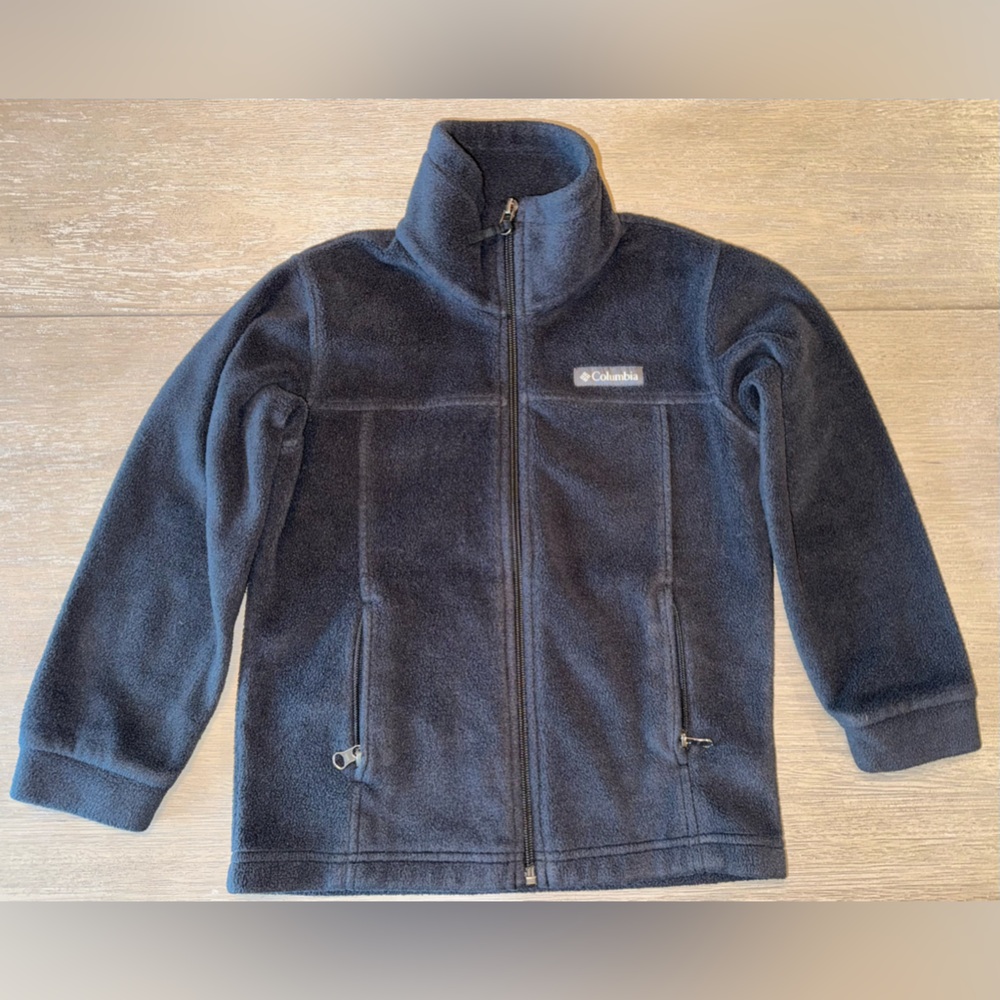 Columbia Kids Fleece Jacket - Black/Dark Grey